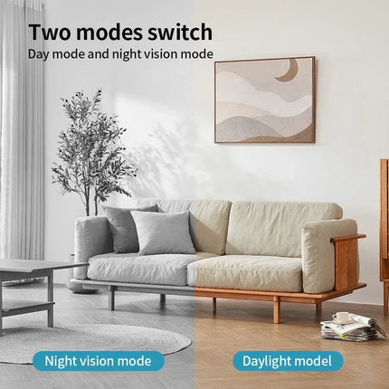 WIFI Tuya Camera Indoor 5MP Baby Monitor Two Way Talk 4X Zoom PTZ 360°  Surveillance Cameras Support Alexa Google Smart Life