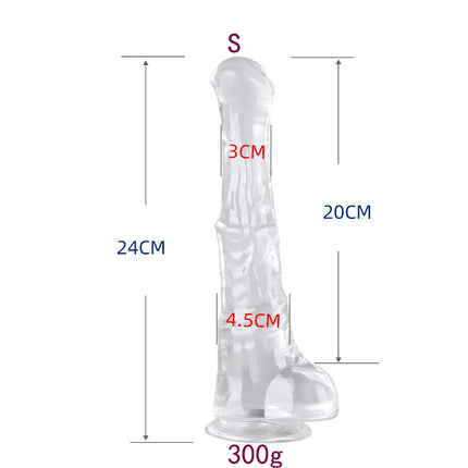 Horse Animal Simulation Dildos With Strong Suction Cup Soft Anal Plugs Fake Monster Penis Huge Manual Vibrator Sex Toys For Gays