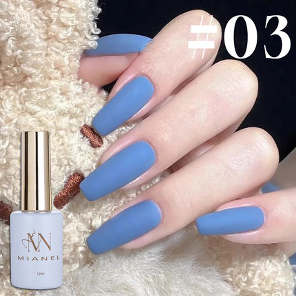 MlANEL 12ml Blue Gel Nail Polish - Halloween 2026 New Arrival - Trendy Royal Blue Klein Blue Gel Nail Polish