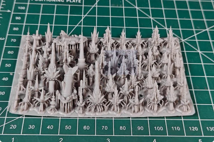 1/35 1/24 Scene Accessories Gravel and Grass Abandoned pipeline Flame effect parts 3D Printing Resin Accessories Fantasy Scene