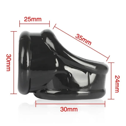 Cock Rings Silicone Ball Stretcher Delay Ejaculation TPE Penis Ring for Men Sex Toys Adjustable Semen Lock Ring SM Penis Sleeve
