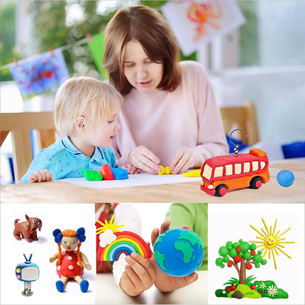 Prism&Pro 24 Colors 10g  Small Block Art Craft Fimo Polymer Clay Plasticene Modeling Clay For Kids Sculptural Oven Bake Clay
