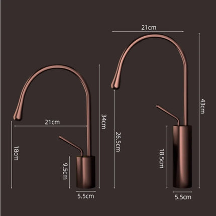 Brushed Rose Gold Bathroom Faucet Brushed Gold Basin Faucet  Hot  Cold Sink Faucet Brass Lavotory Faucet Swivel Sink Water Crane