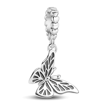 925 Sterling Silver Animal Series Little Lion Butterfly Spot Dog Charms Beads Fit Original Pan Bracelet High Quality DIY Jewelry