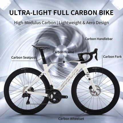 SAVA 2026 NEW BLADE SLR8 Full Carbon Fiber E-Shift Road Bike with SHIMAN0 ULTEGRA 8170 Di2 Kit, Cyclocross Rod Bike Racer