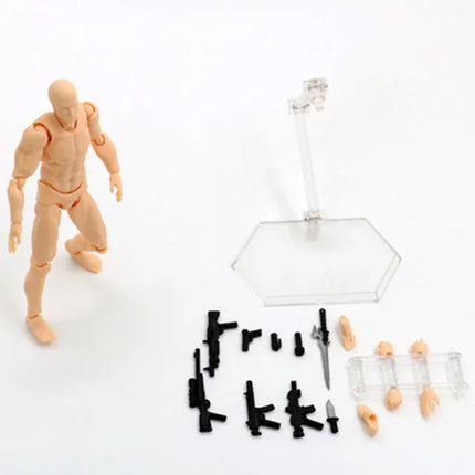 13cm Sketch Draw Male Female Movable Body Kun Body Chan Joint Pain Anime Figure Shf Action Figure Toy Model Draw Mannequin Gifts