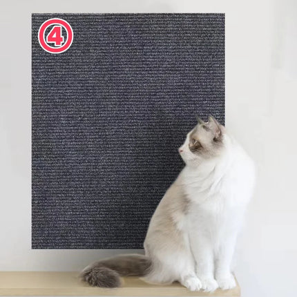 Self-Adhesive Cats Scratch Board Carpet Wall Anti Cat Scratch Sofa Diy Cats Scratch Board Sofa Protection Paws Sharpen Trimmable