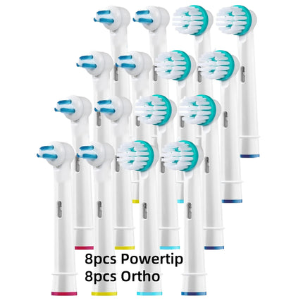 Replacement Brush Head Refill for Oral B Braun Toothbrushes Sensitive Precision Clean Standard Floss Brush Nozzles For Oralb