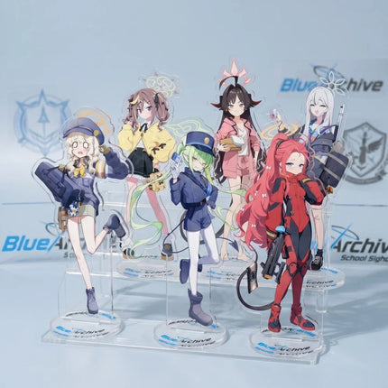 Blue Archive Anime 15cm Acrylic Stand Keychain Misono Mika Takanashi Hoshino Hayase Yuuka Sunaookami Shiroko Desk Decor Gift