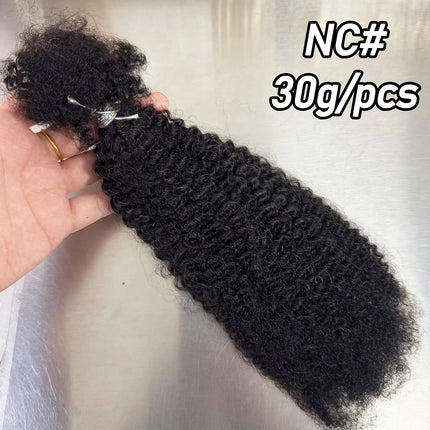 Afro Kinkys Bulk Human Hair for Braiding Soft 4C Afro Kinky Curly Human Hair for Locs Dreadlocks Extensions Human Braiding Hair