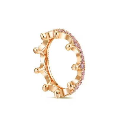 18K Gold Plated 925 Sterling Silver Flowers And Leaves Disc-shaped Ring 6 7 8 9 Rings Wedding Fashion Fine Luxury Jewelry Women