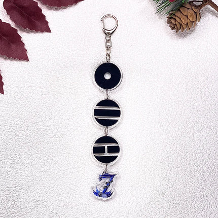 1/7Pcs Korean K-Pop Fan Boy Band Bangtan Boys Keychain Accessories Acrylic Charms Pendant For Bag Key Holder Backpack Decoration