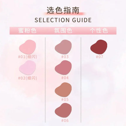 1PC Blush Makeup Palette Cute 7 Color Mineral Powder Blue Pink Rouge Long Lasting Natural Cheek Tint Waterproof Blusher Cosmetic