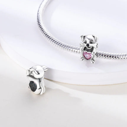925 Sterling Silver Pink Series Charms Bow Tie Girl Cake Princess Beads Pendant Fit Original Bracelet DIY Jewelry Gift For Woman