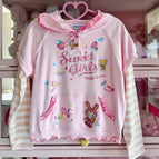 8419 pink Shirts / M