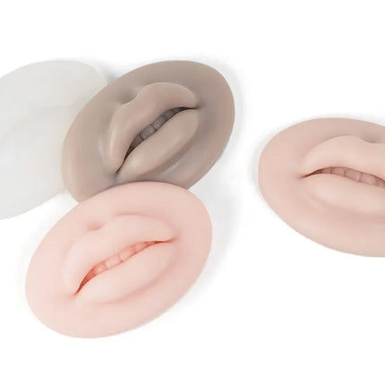 5D Dimensional Lip Practice Skin Microblading Permanent Makeup Soft Film Silicone PMU Lip Mold Beginner Tattoo Supplies Tool