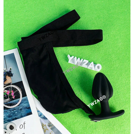 YWZAO Lingerie Adult Anal Fisting Prostate Products Toys Thongs Men's Panties Anus Plug Briefs Underwear Ass Sexy Gay Butt N31