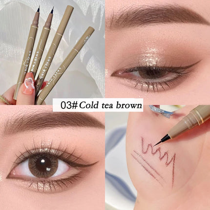 Waterproof Liquid Eyebrow Easy To Color Sweat-proof Eyebrow Pen 0.005MM Ultra Thin Head Eye Makeup Cosmetic Sleeper Pen