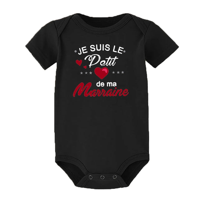 I Have The Best Godmother In The World Newborn Baby Bodysuits Funny Summer Short Sleeve Infant Rompers Bodysuits for Boys and Girls
