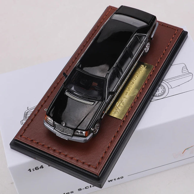 WTX 1:64  W140 S-CLASS Standard Axle/Long Wheelbase Alloy Model Car