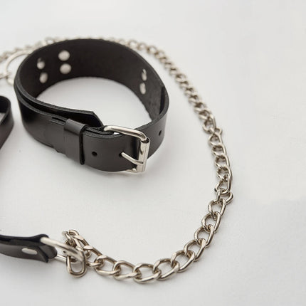 Women's Body Belly Band Neck Drawstring Collar Collar and Leash Set for Women Fetish Couple Game Role Play Props Accessories