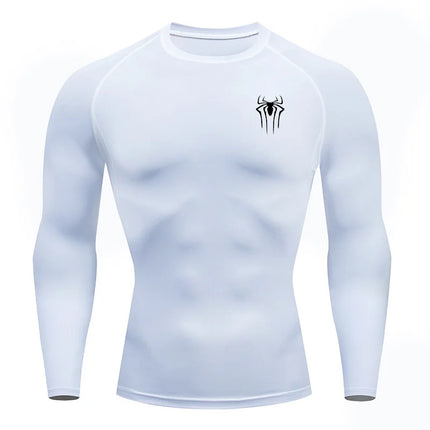 Compression Running Men T-shirt Fitness Tight Long Sleeve Top Sport Shirts Training Jogging Tees Gym Sportswear Dry Fit Rashgard