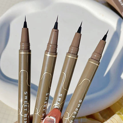 Waterproof Liquid Eyebrow Easy To Color Sweat-proof Eyebrow Pen 0.005MM Ultra Thin Head Eye Makeup Cosmetic Sleeper Pen