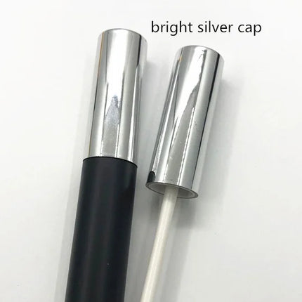 10/30/50/100pcs 10ml Lip Gloss Tubes Matte Black Lip Balm Bottle Empty Eyeliner Mascara Cosmetic Container Packing Container