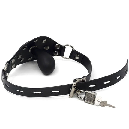 Inflatable Mouth Gag BDSM Fetish Lock Bondage Strap  Plug Adult Games Teasing Stuffed Mouth Ball Anal Plug Butt Sex Toys