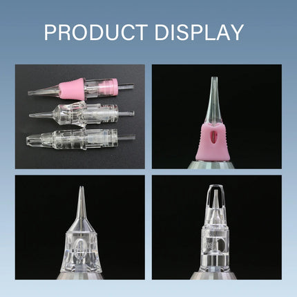 10pcs Tattoo Cartridge Needles Universal Round Liner Tattoo Needle for Lips Eyebrows Permanent Makeup Tattoo Supplies