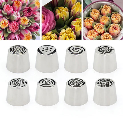 Extra Large Russian Piping Tip-Giant 3D Flower Nozzle for Dramatic Cake Designs Create Massive Buttercream Flowers in 1 Squeeze