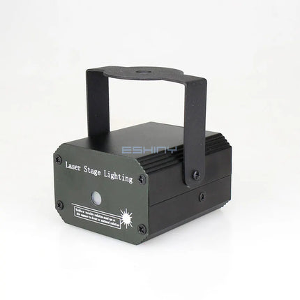 YB Rechargeable Battery Mini R&G Laser DJ Light Disco Full Stars Projector Firefly Dance Bar Party Xmas Stage Effect Lamp