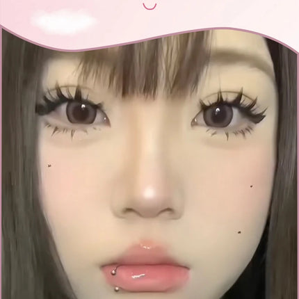 DINGSEN 5 Pairs Manga Lashes Eyes Lashes Soft Natural Long Eyelashes Fake Lashes Anime Wispy Strip False Eyelashes Makeup