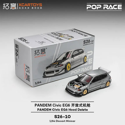 XCARTOYS POP RACE 1/64 Mercedes Lambocini Ramo Yaris Aston Martin Nissan Honda Cars Alloy Toys Diecast Model Kids Toys Boys