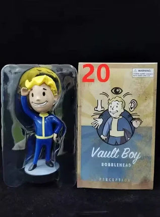 Anime Bobblehead Cute Vault Boy Full Set Action Figure Toys Collection Model Doll Desktop Ornament Display Boy Gifts