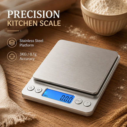 Kitchen Food Scale 3kg LCD / Balance Cuisine Alimentaire 3kg
