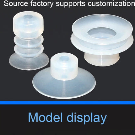 JXD SPL-S02/04 SP-S04/06/08/10/12/15/20/25/30 Mini White Silicone Pneumatic Vacuum Suction Cup