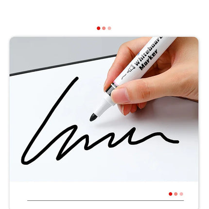 1/4pcs White Board Marker Pens Erasable Water-Based Marker Pens For Teaching Recommended Office Supplies A7932