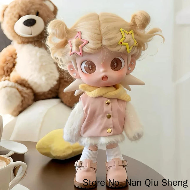 Zsiga Articulated Action Figure 20 Cm One Eighth Scale Pale Skin Jointed Body Movable Eyes Collectible Toy For Adult Collectors