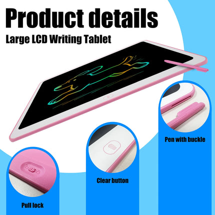 20 Inch LCD Writing Drawing Tablet, Kids Toy for Drawing, Writing, Drafting, Idea Visualization & Brainstorming