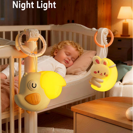 Bird and Rabbit Animal-Shaped Sleep Lights, Baby Feeding and Eye Care Products, Bedroom Night Lights, and Stroller Decorations