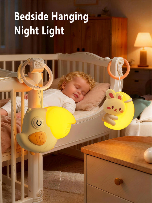 Bird and Rabbit Animal-Shaped Sleep Lights, Baby Feeding and Eye Care Products, Bedroom Night Lights, and Stroller Decorations