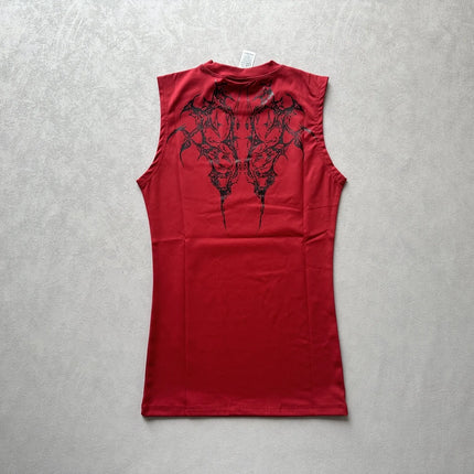 Sexy Hollow out American Style Crop Top Women's Base Tank Top Strap Design Belly Baring Pure Desire Fashion Sensation