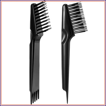 2-Pack Hair Brush Cleaner Tool - 2-in-1 Dual Edge Removes Hair, Dust & Lint for Home & Salon