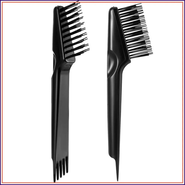 2-Pack Hair Brush Cleaner Tool - 2-in-1 Dual Edge Removes Hair, Dust & Lint for Home & Salon
