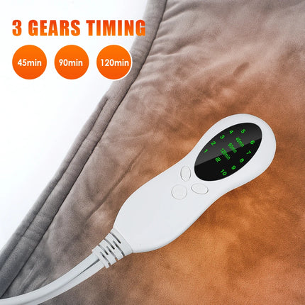 Electric Heating Pad Wrap Winter Warming Blanket For Shoulder Neck Abdomen Leg Waist Pain Relief Keep Warm Heated Shawl 60*90cm