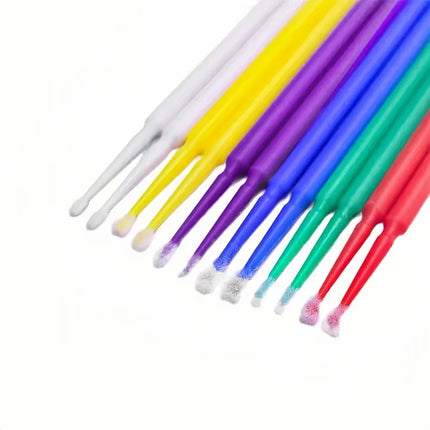 100 Pcs Disposable Spiral Handle Microbrush Mascara Wands Micro Brush Applicator Lashes Brushes Eyelash Extension Makeup Tools