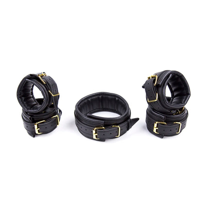 Puppy play Superior Quality Collars Wrist Cuffs Ankle Cuffs for Roleplay, Adult Couples Sex Game, Fetish Bondage Restraints