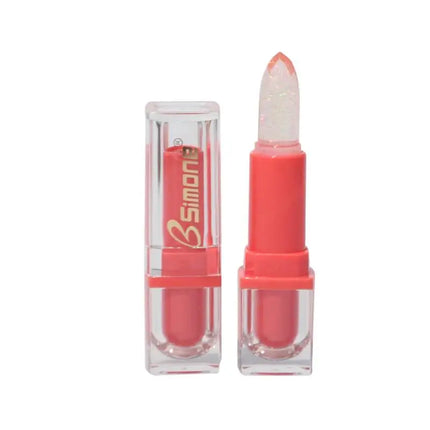 [MP]BSIMONE Glitter Lipstick Lip Balm Color Change Transparent Moisturizing Crystal Jelly Pearlescent Lip Plumper Gloss Cosmetic