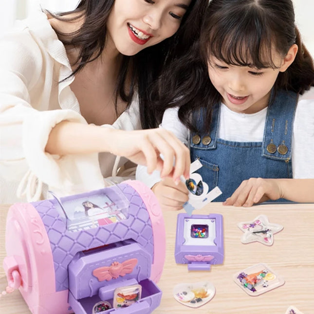 DIY Sticker Maker Toys Diy Creative Handbags Toy for Girls Children's 3D Stickers Machine Early Learning Educational  Party Gift